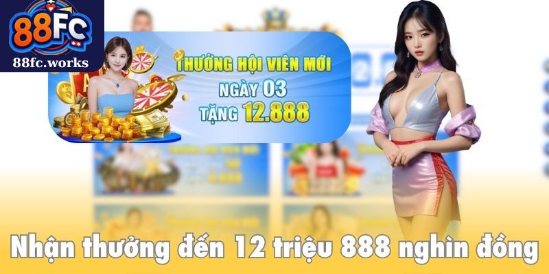 Nhận thưởng lên đến 12 triệu 888 nghìn đồng khi tham gia hệ thống