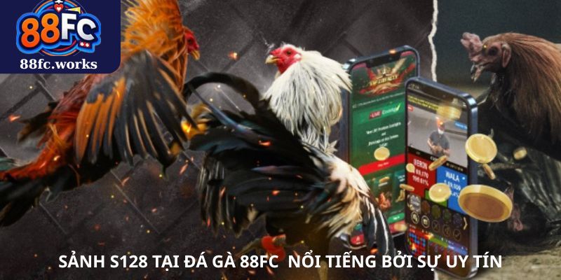 Sảnh S128 tại đá gà 88FC nổi tiếng bởi độ uy tín